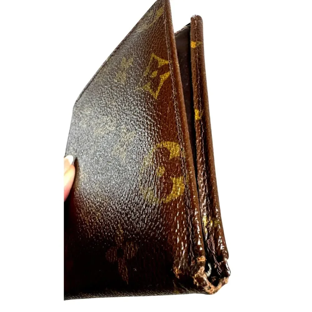 Louis Vuitton Men’s Bifold Wallet w/ Coin Pocket Monogram + Box